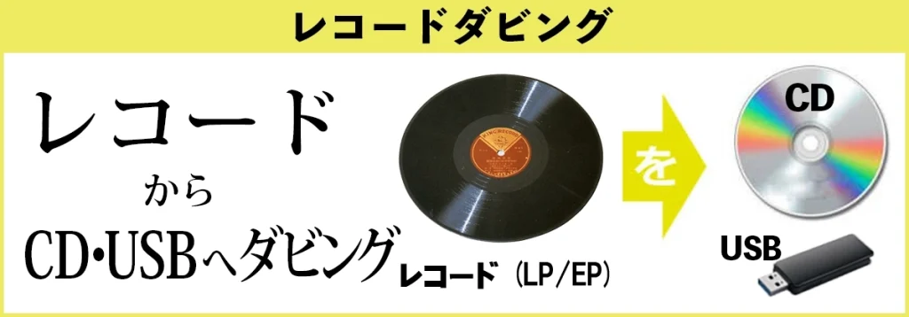 レコードダビング レコードをCD・USBへ